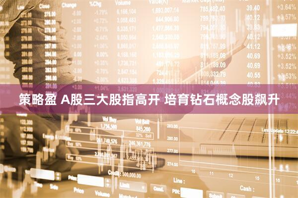 策略盈 A股三大股指高开 培育钻石概念股飙升